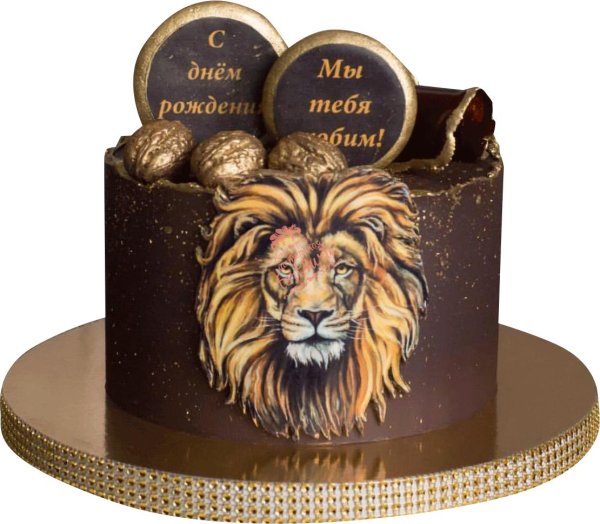 торт на юбилей мужчине льву