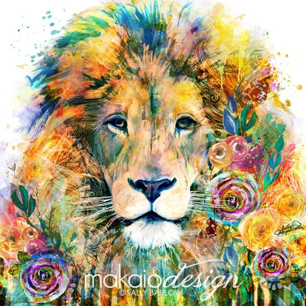 лев разноцветный