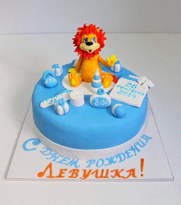 торт со львенком