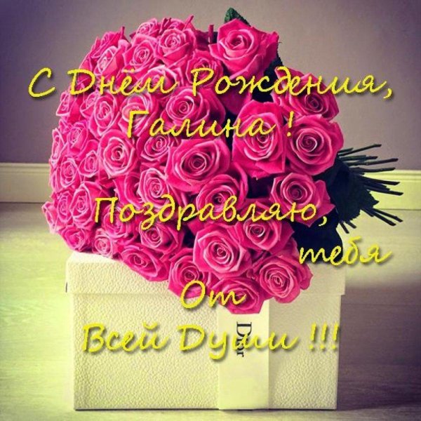 с днем рождения галина