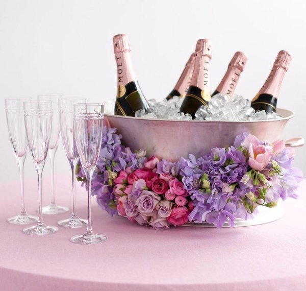 красивое шампанское