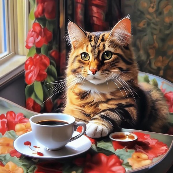 чаепитие картина