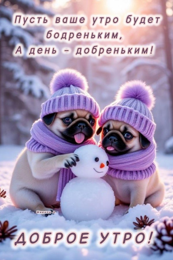 доброго утра зимнего