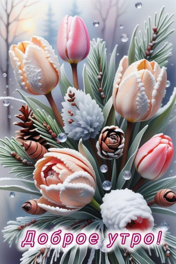 открытка доброго мартовского утра