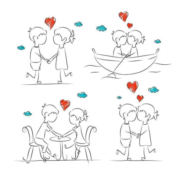 рисунок парочки