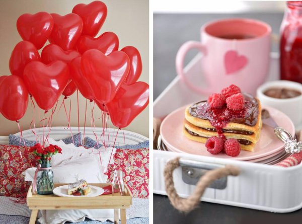 романтичный завтрак