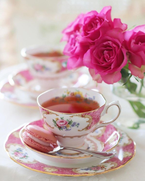 красивое чаепитие