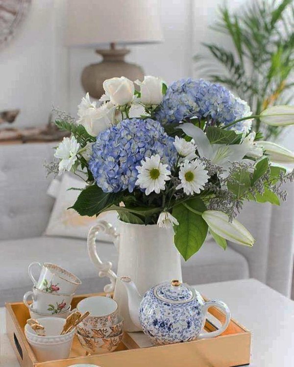 весеннее чаепитие