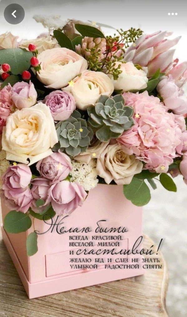 нежные букеты цветов