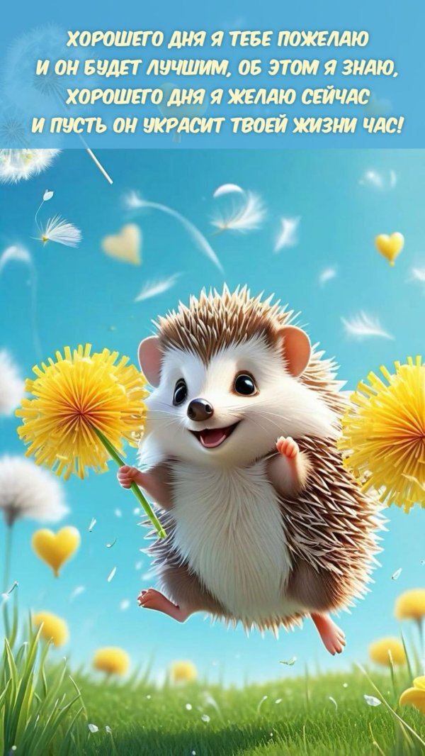 ежик картина