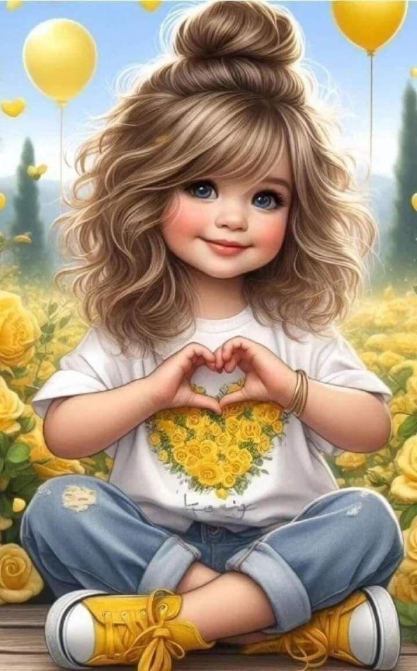 иллюстрация девочка