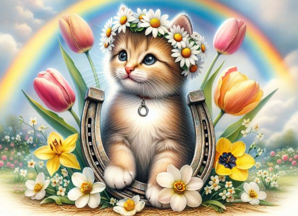 кот на удачу