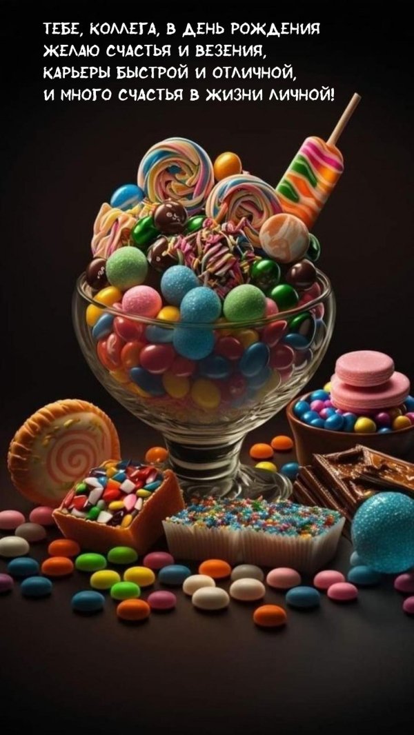 много сладостей