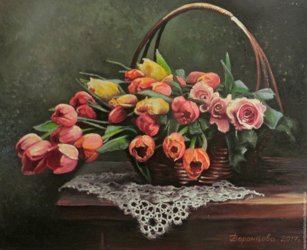 тюльпаны в живописи