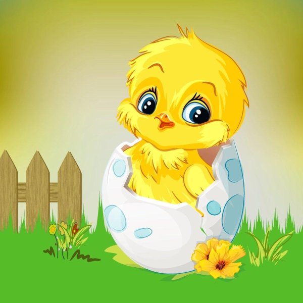 пасхальные цыплята