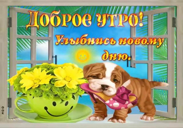 открытка с добрым утром сыну