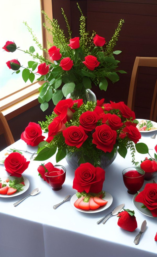 ужин романтический