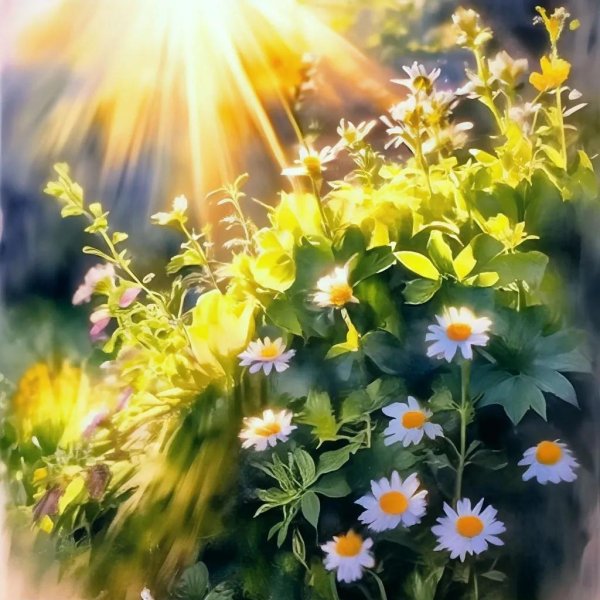 солнечные лучи