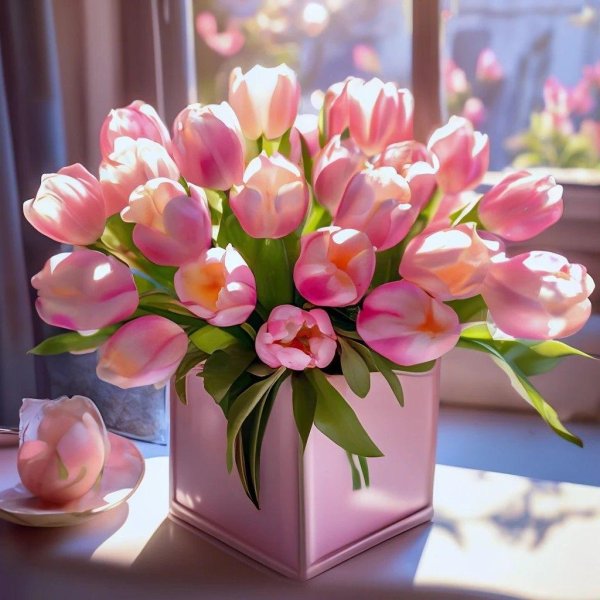 букет тюльпанов пинтерест