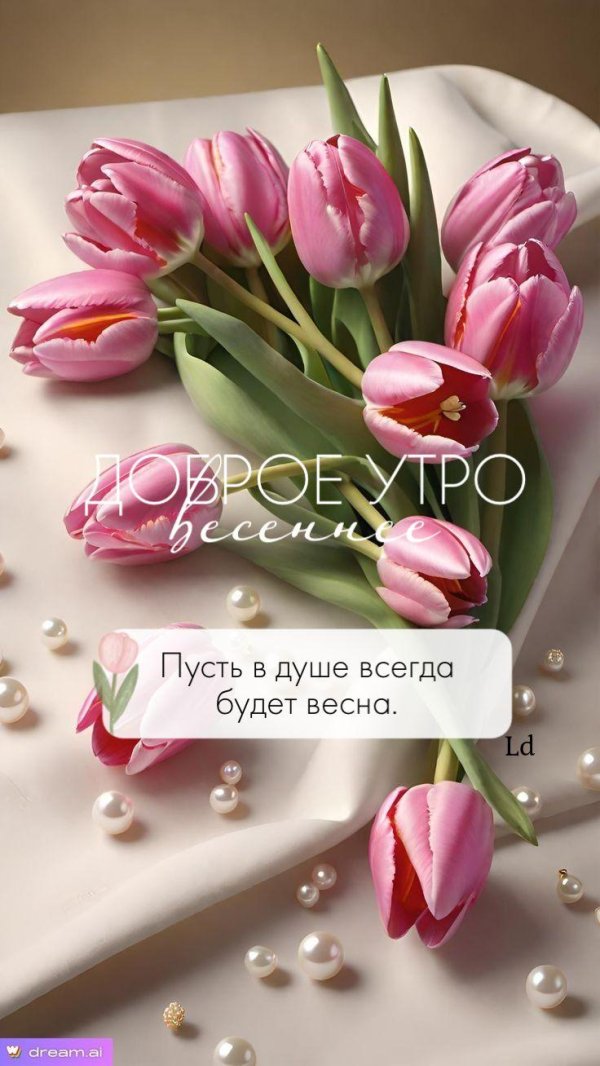 тюльпан красивый