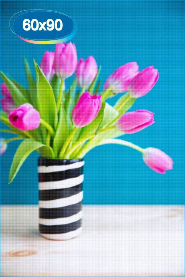 ваза с тюльпанами