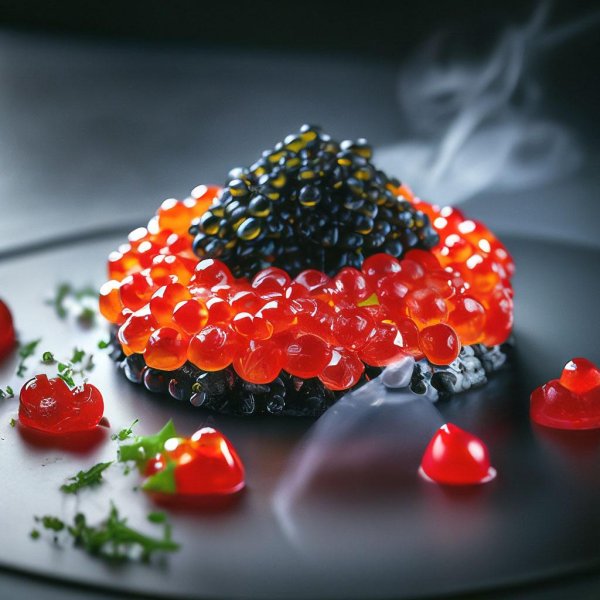 икра и рыба