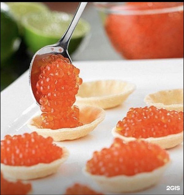 подача красной икры