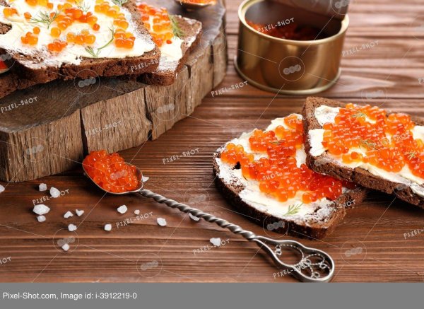 бутерброд с икрой