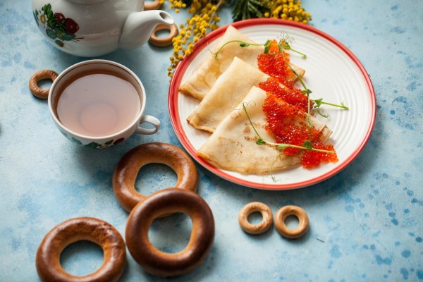 завтрак с блинами