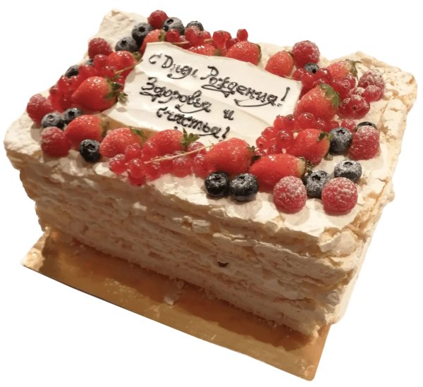 торт наполеон оформление