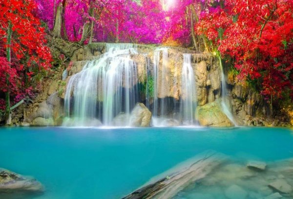 beautiful waterfall