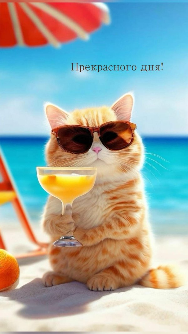 котик на отдыхе