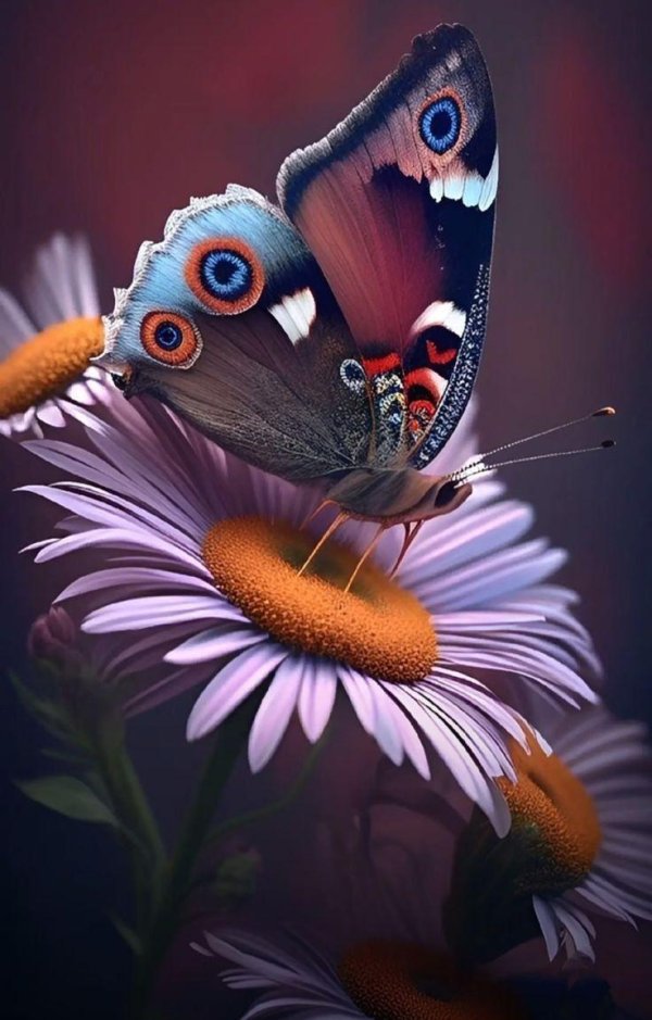 бабочка необычная