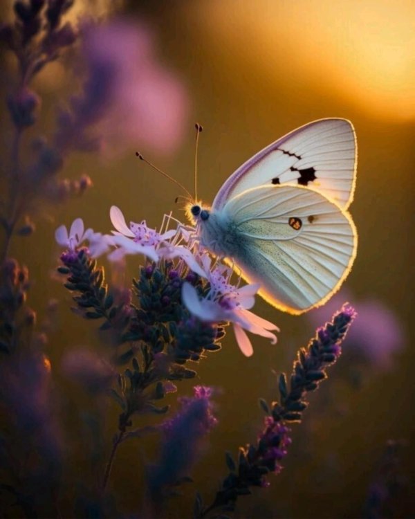 белая бабочка