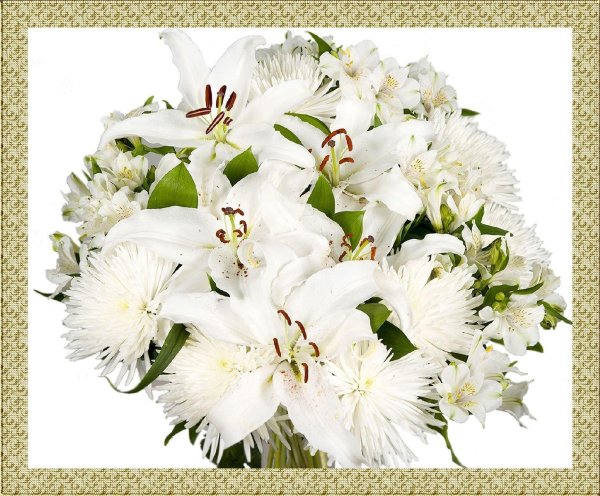 букет лилии