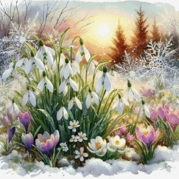 весна иллюстрации