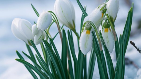 подснежник белый