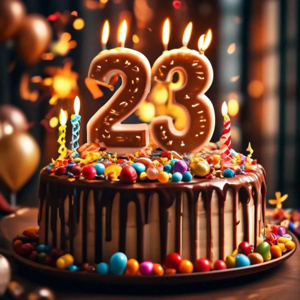 торт со свечами