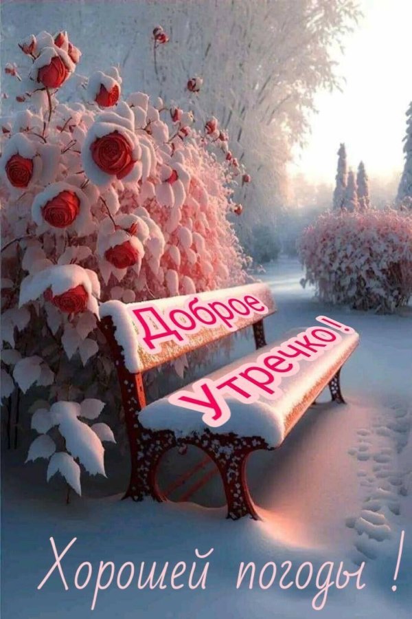 доброе морозное утро