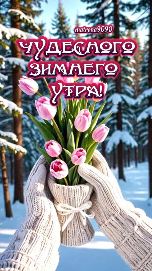 доброе утро зимняя сказка