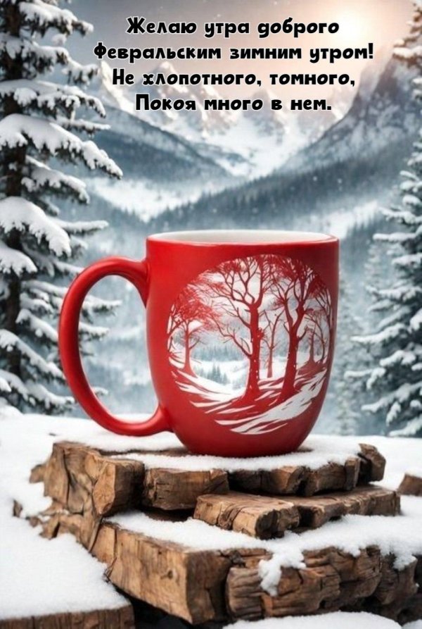 кружка зима