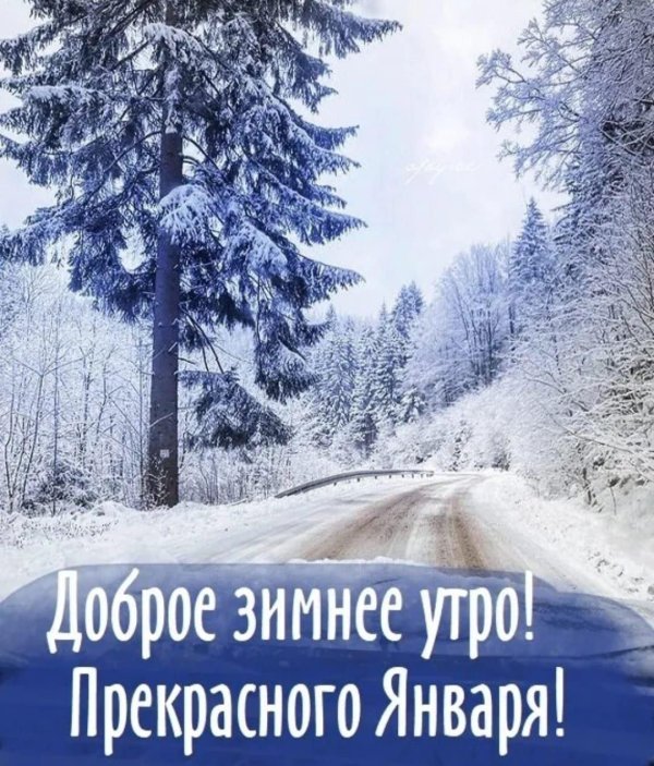 доброе зимнее утречко