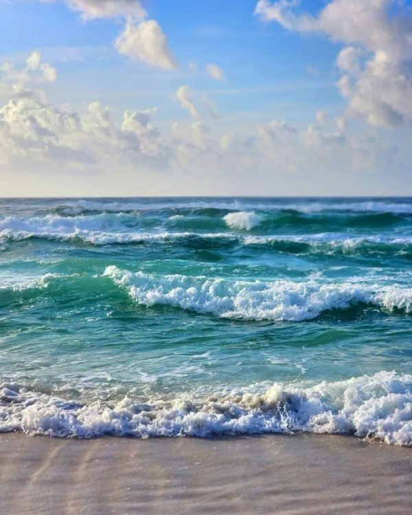 картина морская волна