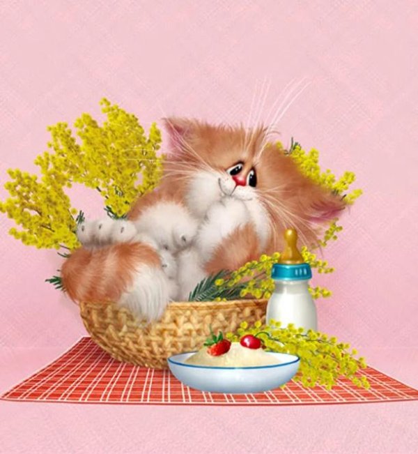 художник алексей долотов кошки