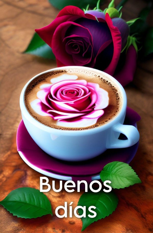 кофе латте роза