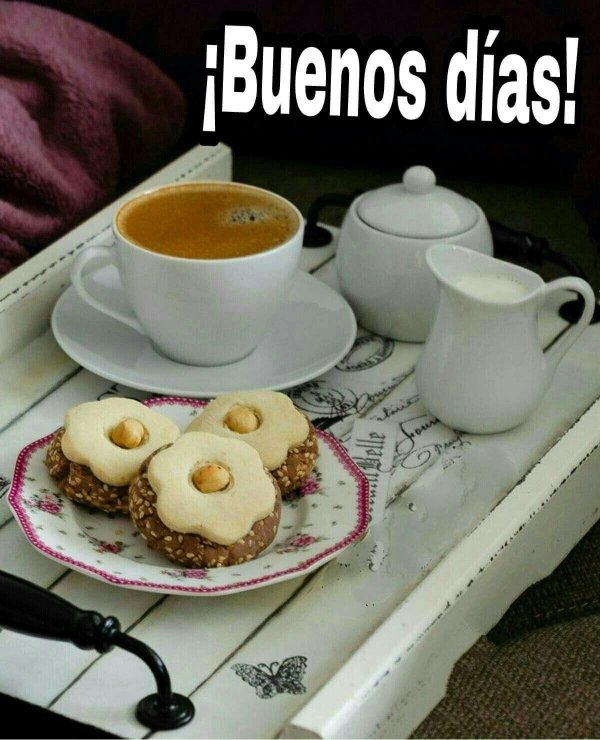 красивый завтрак с кофе