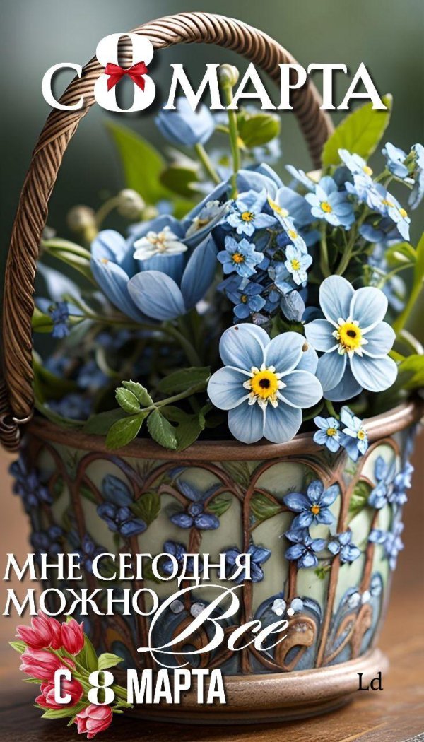 букет незабудки