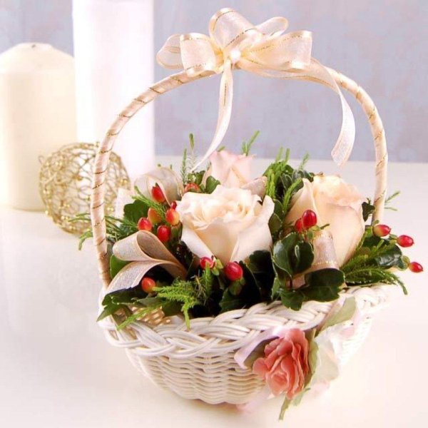 корзина цветов