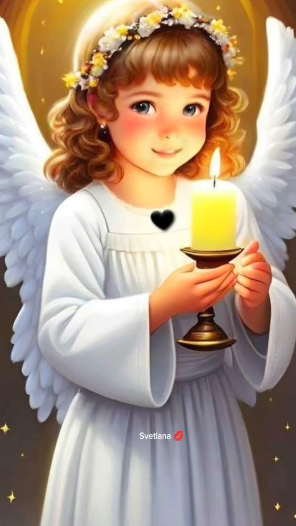 ангелочек со свечкой