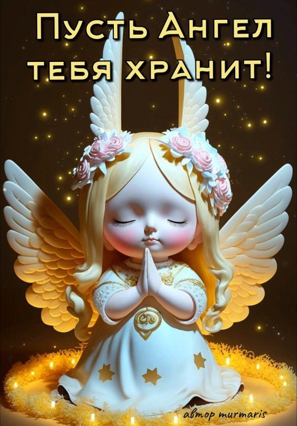 открытка ангелочек
